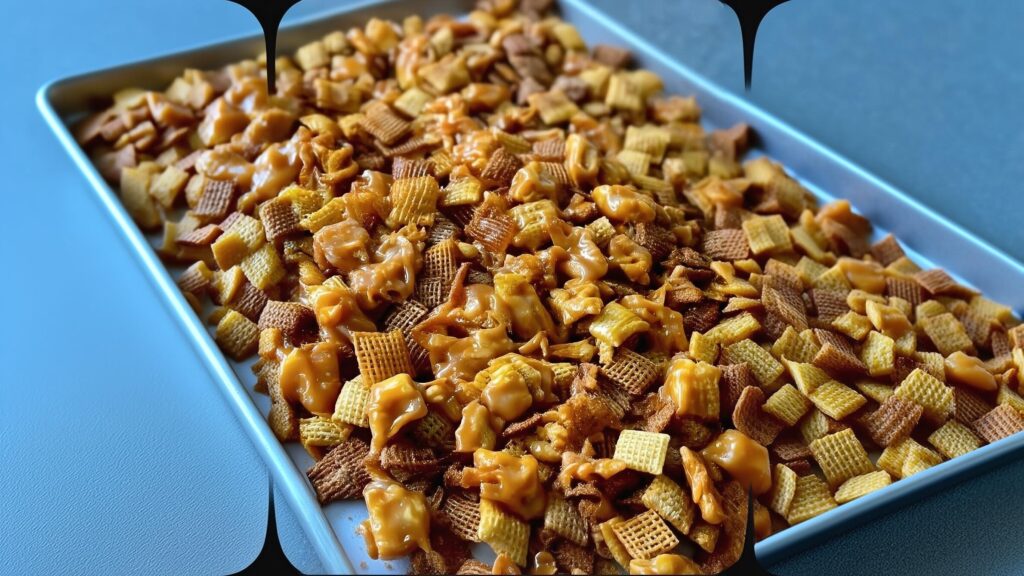 Caramel Corn Snack Mix Recipe (Sweet & Salty)
