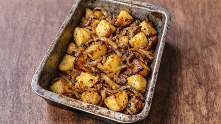Amish Roasted Potatoes and Onions Recipe (Sunday)