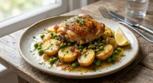 Chicken Vesuvio Recipe (Hearty One-Pan)