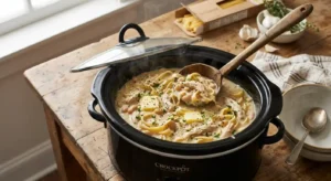 Creamy Chicken and Noodles in the Crockpot Recipe (Ultimate Comfort)