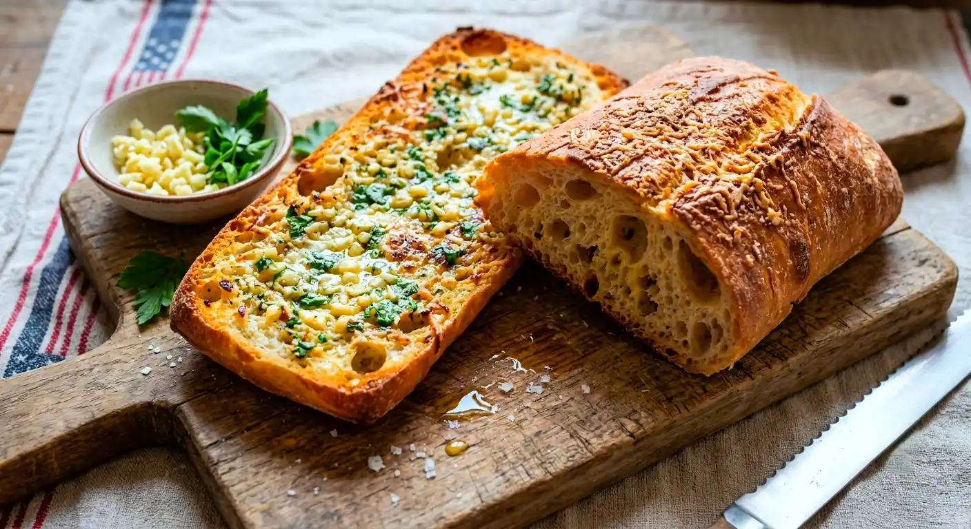 Ciabatta Garlic Bread Recipe (Crispy & Chewy)