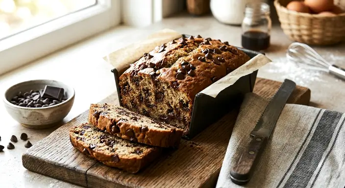 Chocolate Chip Bread Recipe (Easy Quick Loaf)