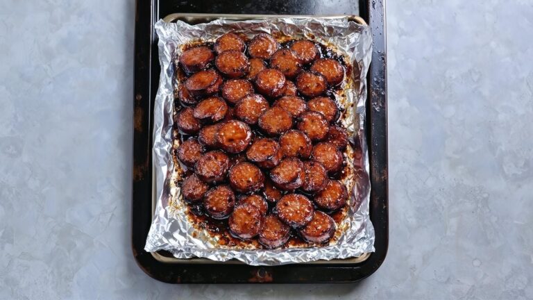 Sticky Brown Sugar Kielbasa Bites Recipe (Sweet & Savory Appetizer)
