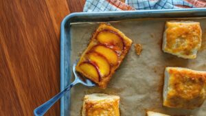 Peaches and Cream Tarts Recipe (Upside-Down)