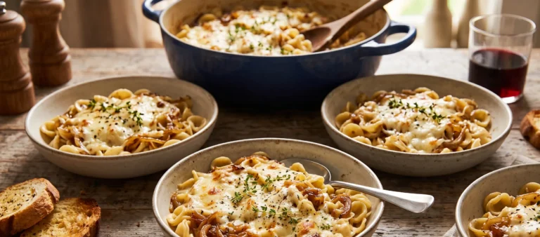 French Onion Pasta Recipe (One-Pot Comfort)
