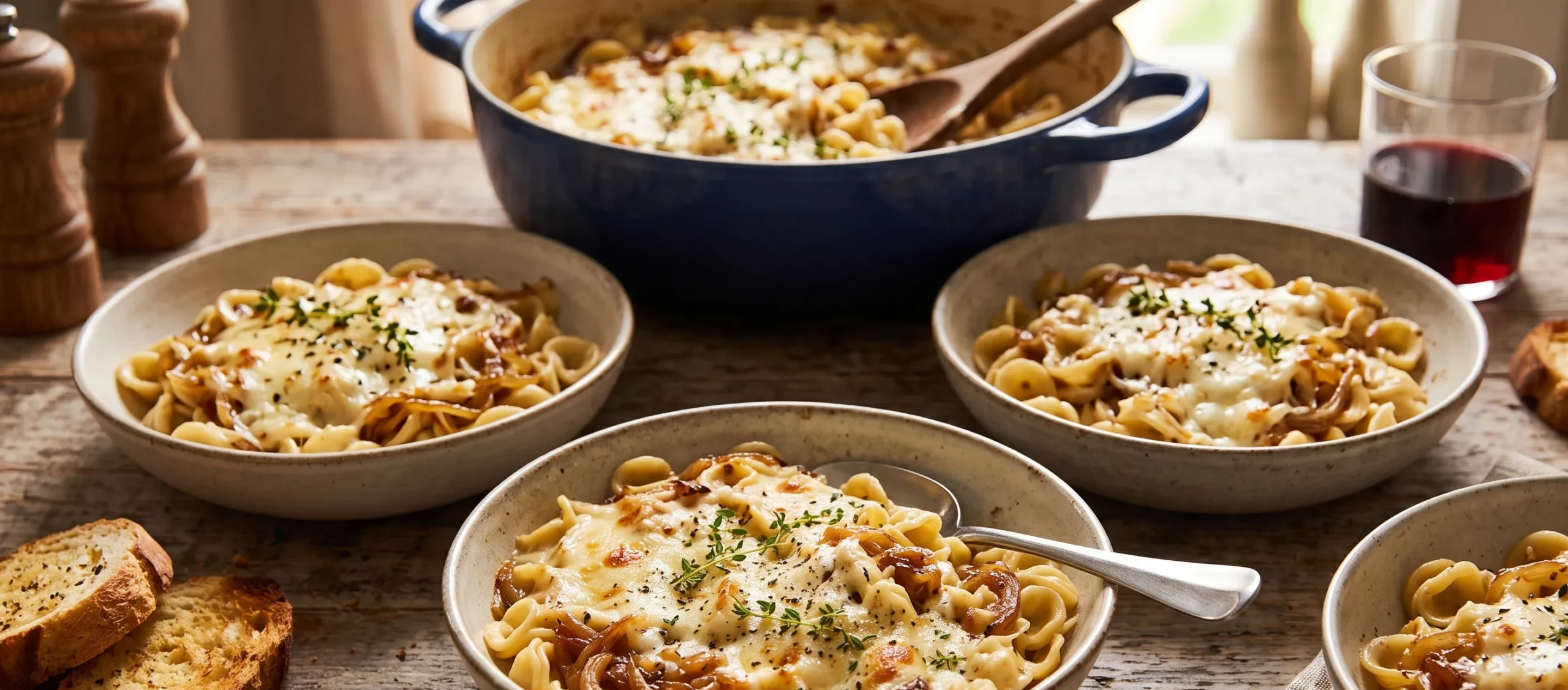French Onion Pasta Recipe (One-Pot Comfort)