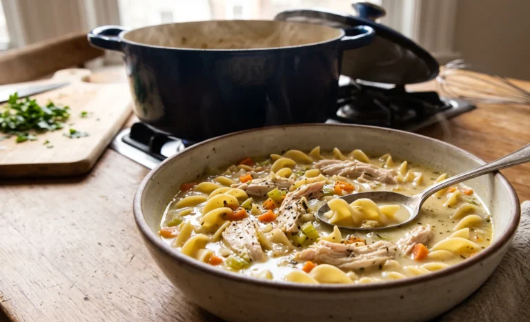 Cream of Chicken Soup and Noodles Recipe (One-Pot Comfort)