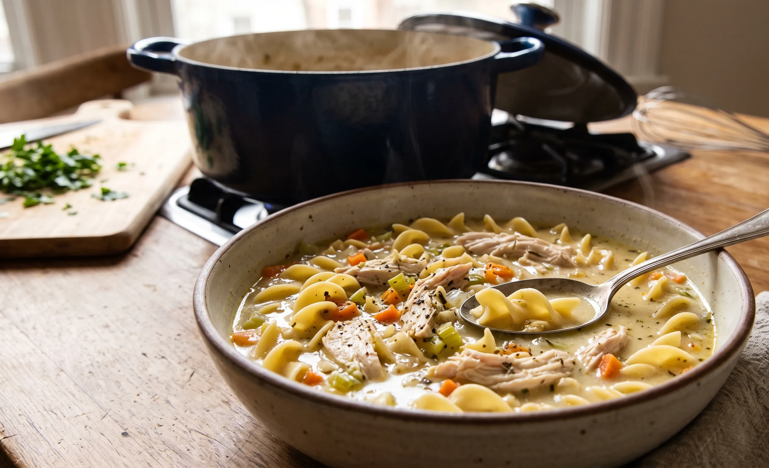 Cream of Chicken Soup and Noodles Recipe (One-Pot Comfort)