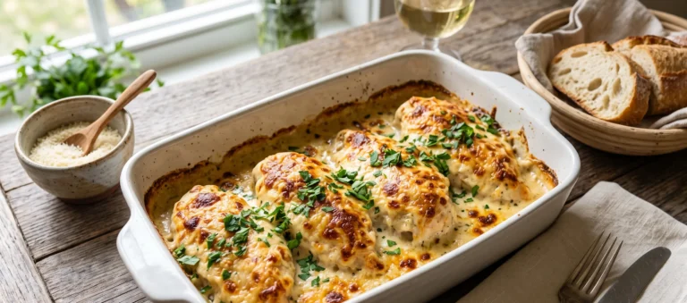 Caesar Chicken Recipe (Melt-in-Your-Mouth Baked)