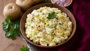 Japanese Potato Salad Recipe (Creamy & Savory)