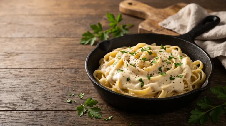 Alfredo Sauce with Cream Cheese Recipe (Easy 20-Min)