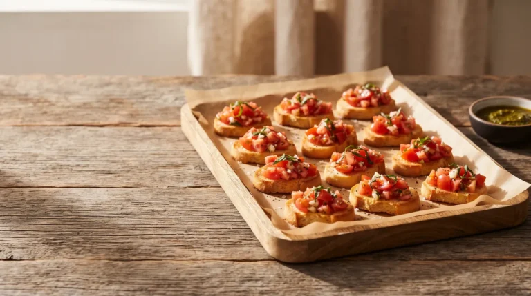 Bruschetta Crackers Recipe (Quick Italian Appetizer)