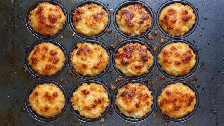 Potato Au Gratin Cups Recipe (Crispy Cheddar)